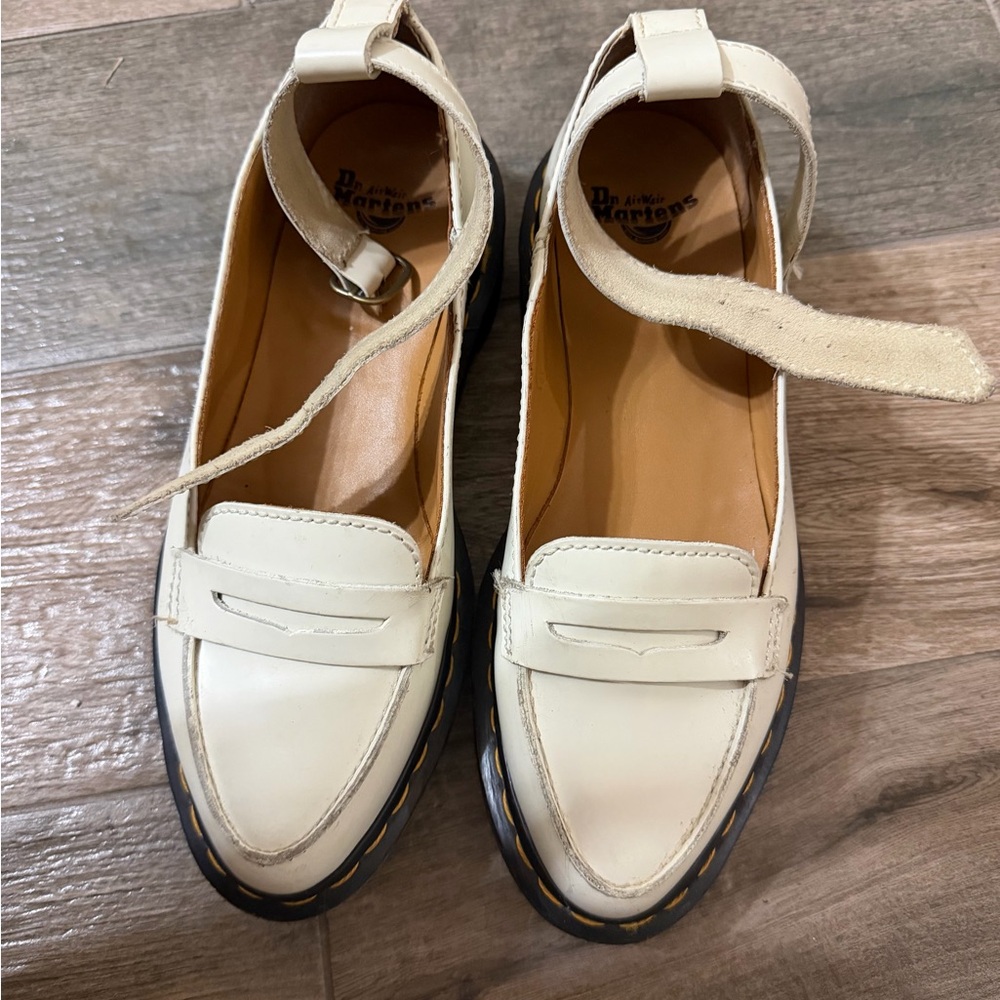 Dr. Martens Cream Women's Loafers
